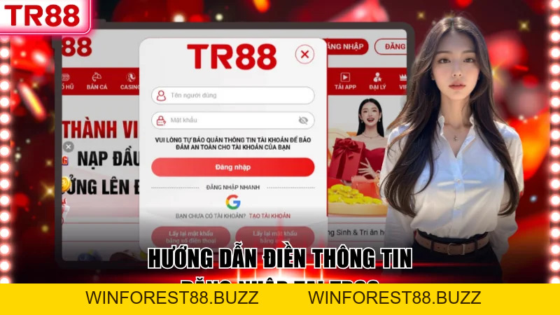 Hướng Dẫn Đăng Nhập TR88 Nhanh, Đảm Bảo Không Bị Lỗi