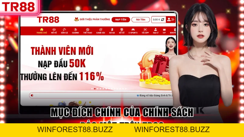 Chính Sách Bảo Mật TR88 – Ưu Tiên Bảo Vệ Quyền Riêng Tư